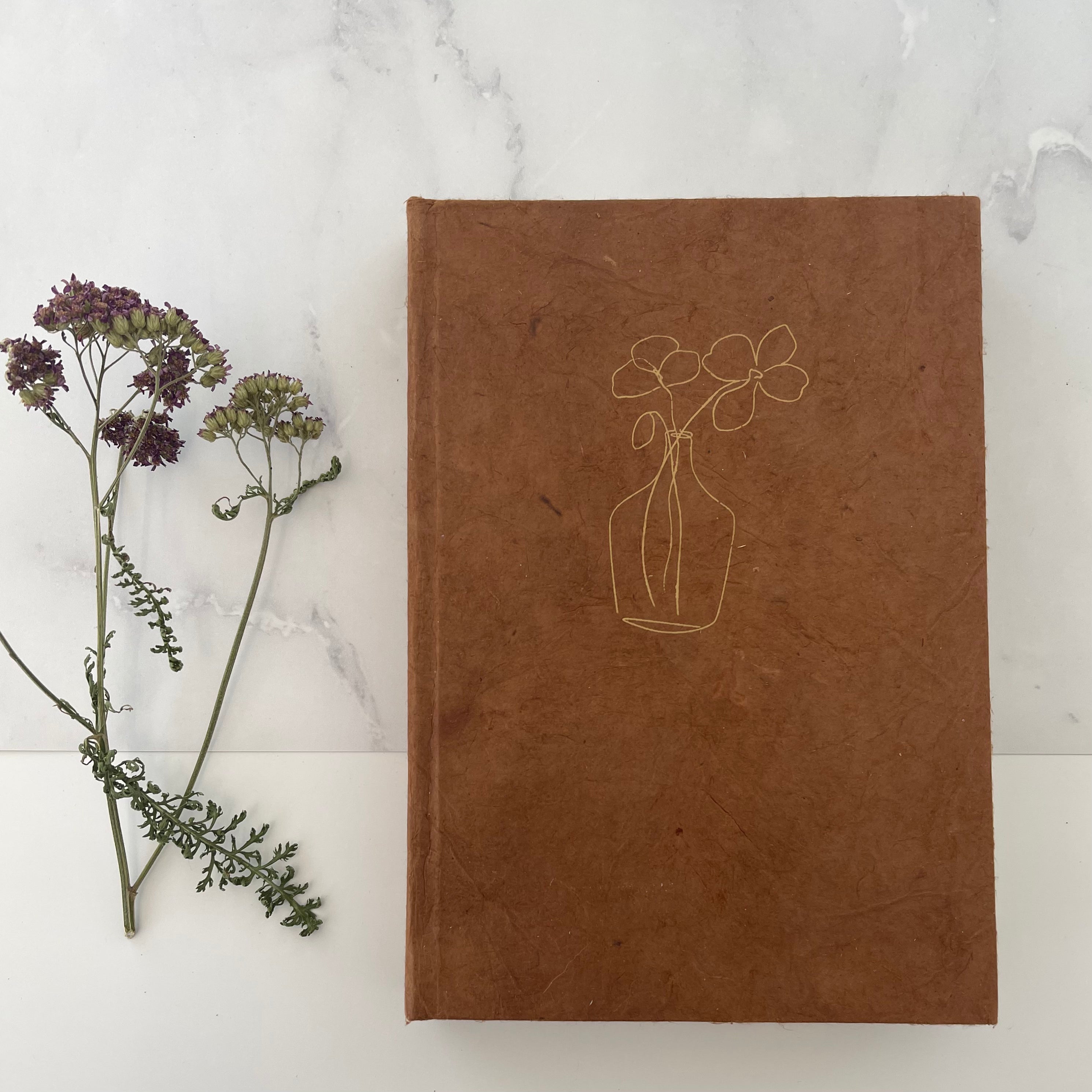 Handmade Journal | Ratna in Terracotta-Skincare Tools-Mäesi Apothecary