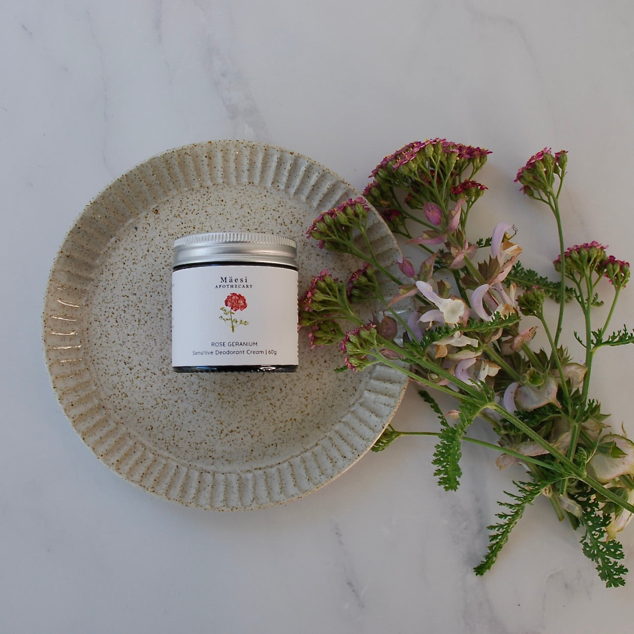 Sensitive Deodorant Cream | Rose Geranium-Natural Deodorant-Mäesi Apothecary
