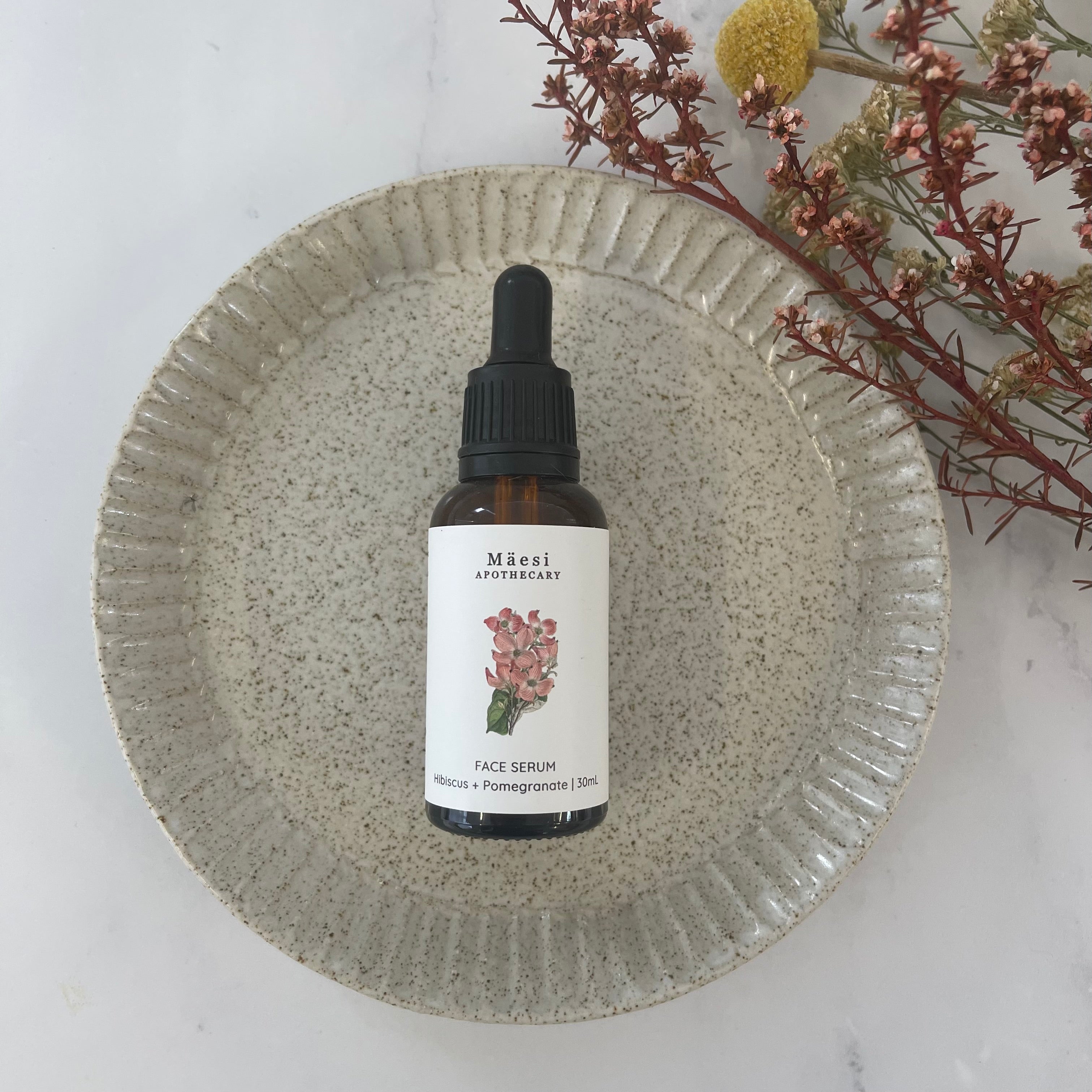 Delicate Face Serum | with Hibiscus + Pomegranate-Serum-Mäesi Apothecary
