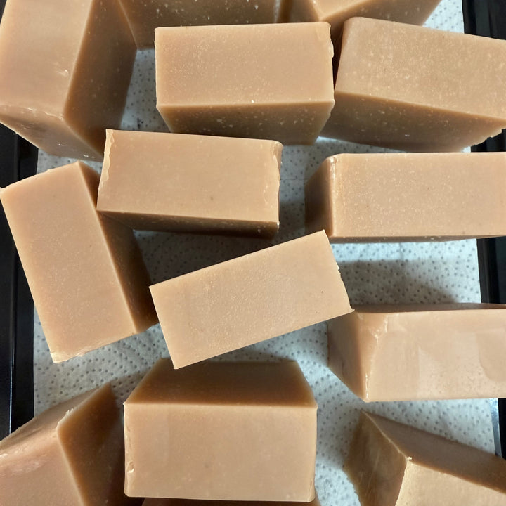 Cured cold pressed soap