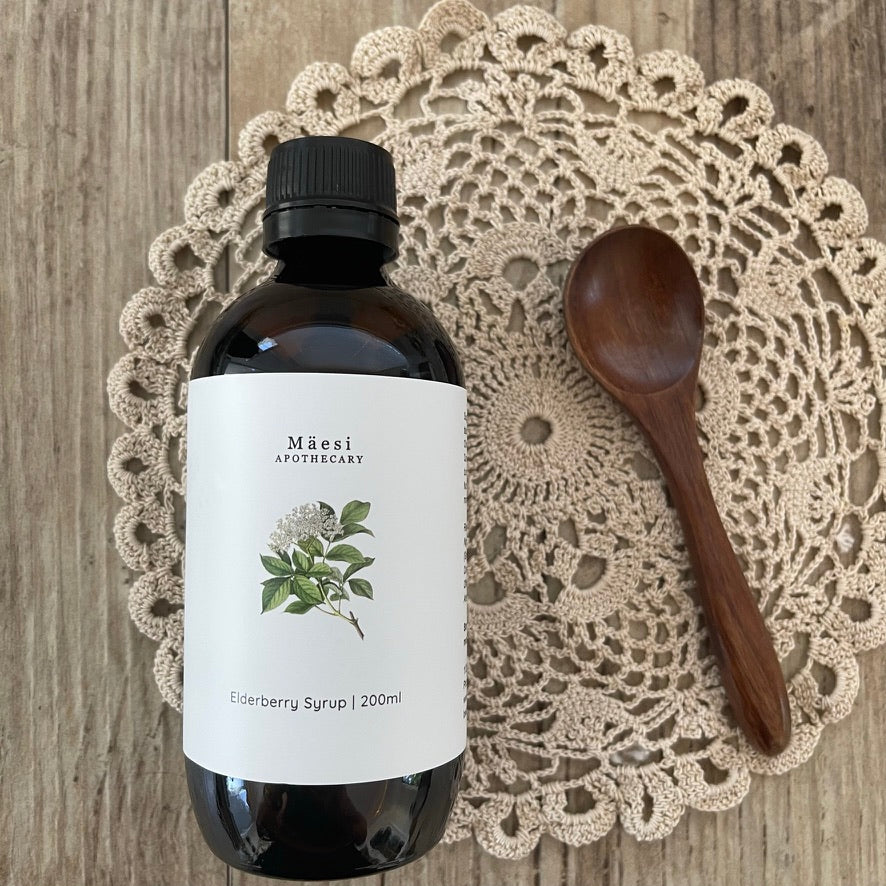 Organic Elderberry Syrup | 200mL (single bottle)-Syrup-Mäesi Apothecary