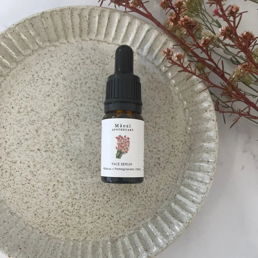 Delicate Face Serum | with Hibiscus + Pomegranate Mäesi Apothecary