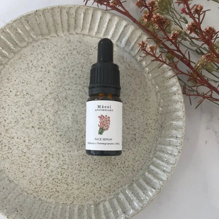 Delicate Face Serum | with Hibiscus + Pomegranate Mäesi Apothecary