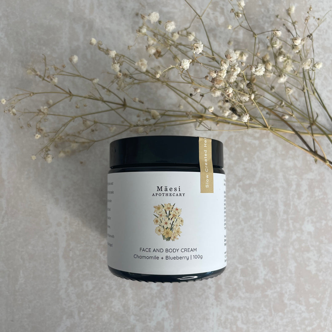 Face + Body Cream | Chamomile + Blueberry Mäesi Apothecary