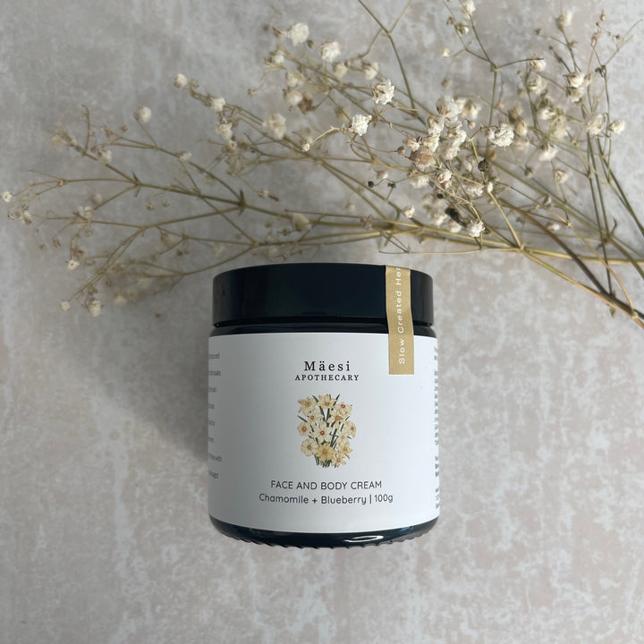 Face + Body Cream | Chamomile + Blueberry Mäesi Apothecary