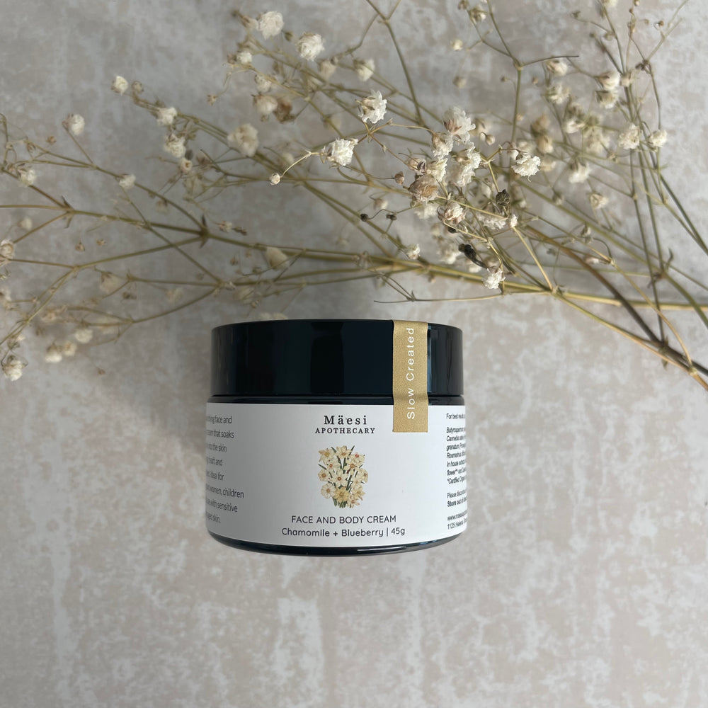 Face + Body Cream | Chamomile + Blueberry Mäesi Apothecary