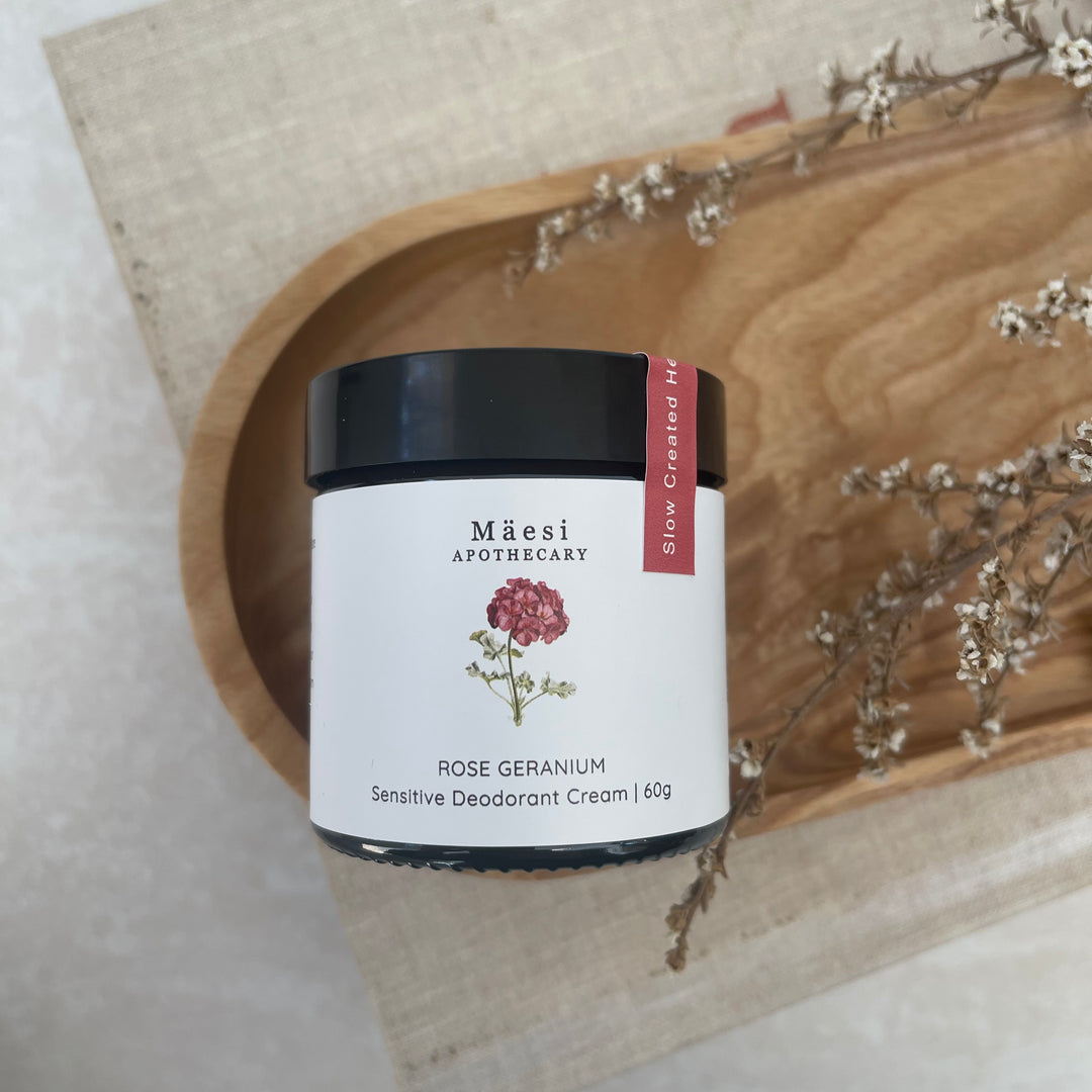 Sensitive Deodorant | Rose Geranium Mäesi Apothecary