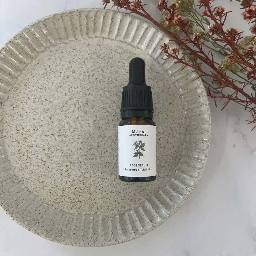 Soothing Face Serum | with Raspberry + Tulsi Mäesi Apothecary