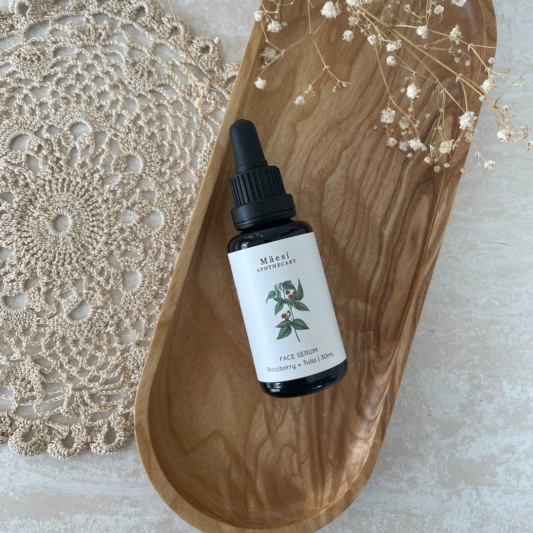 Soothing Face Serum | with Raspberry + Tulsi Mäesi Apothecary